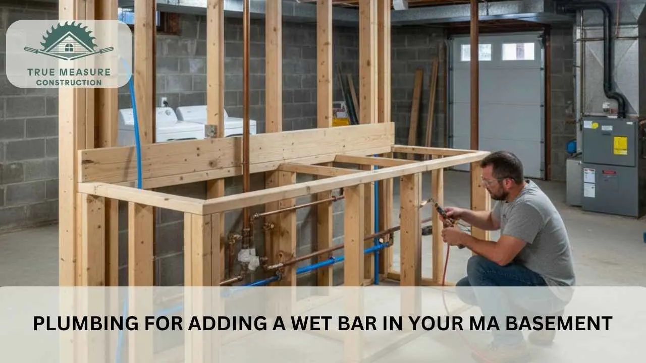 Plumbing for Adding a Wet Bar in Your MA Basement